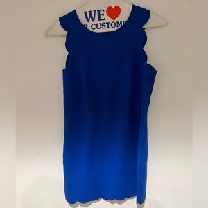 Scalloped J.Crew Shift Dress